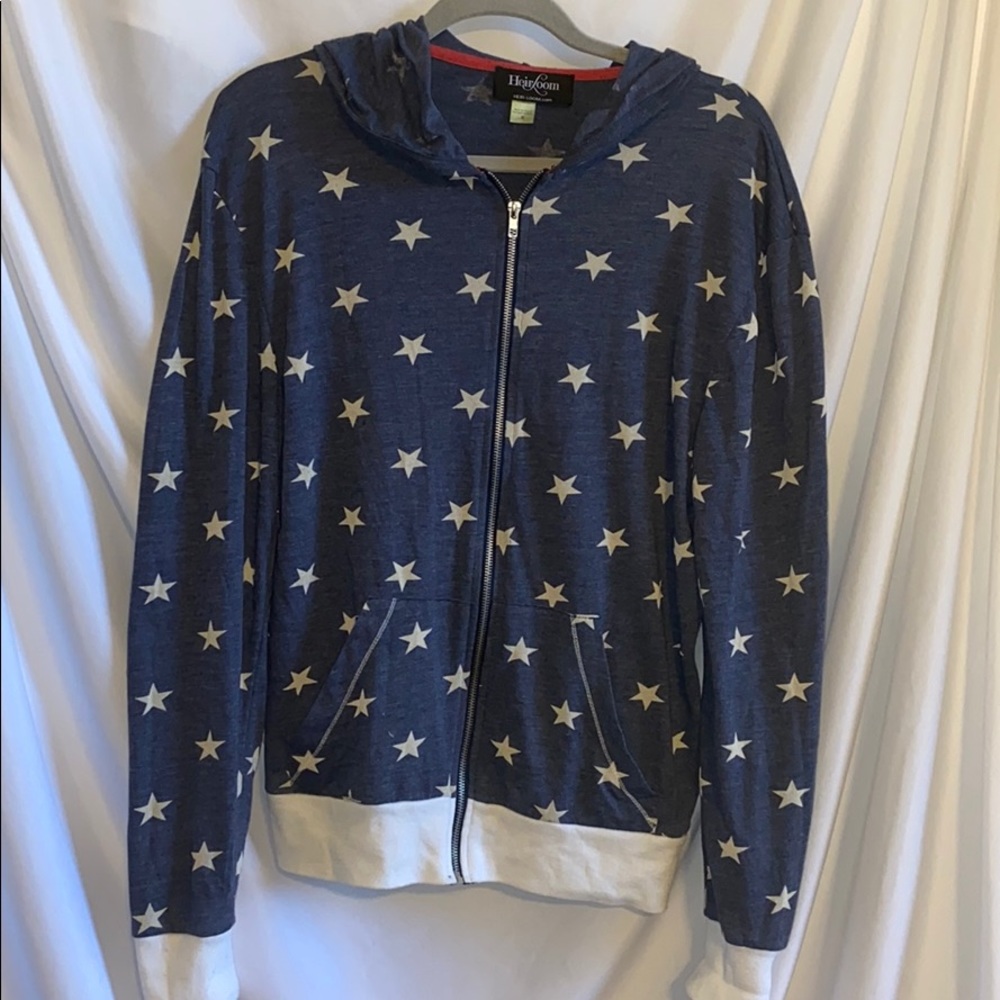 Heir-Loom Stars Zip-Up Hoodie
